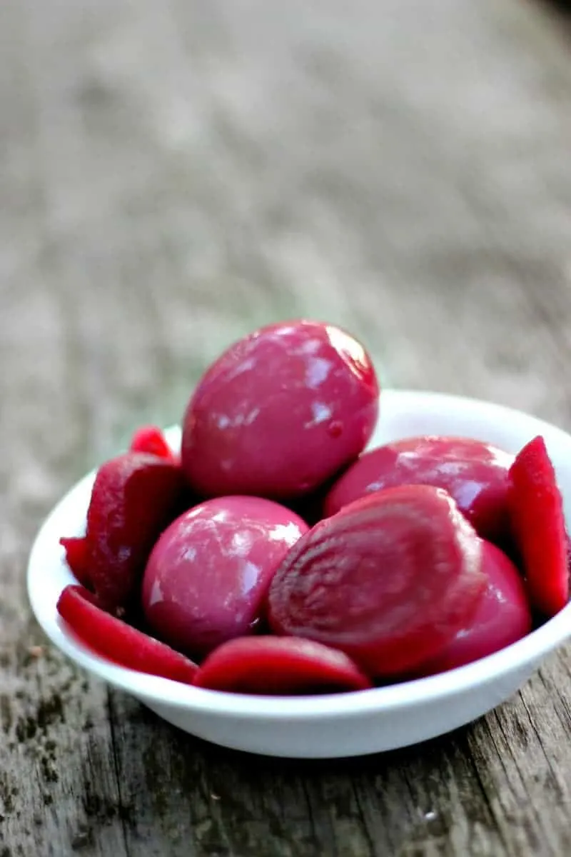 pickled red beet eggs