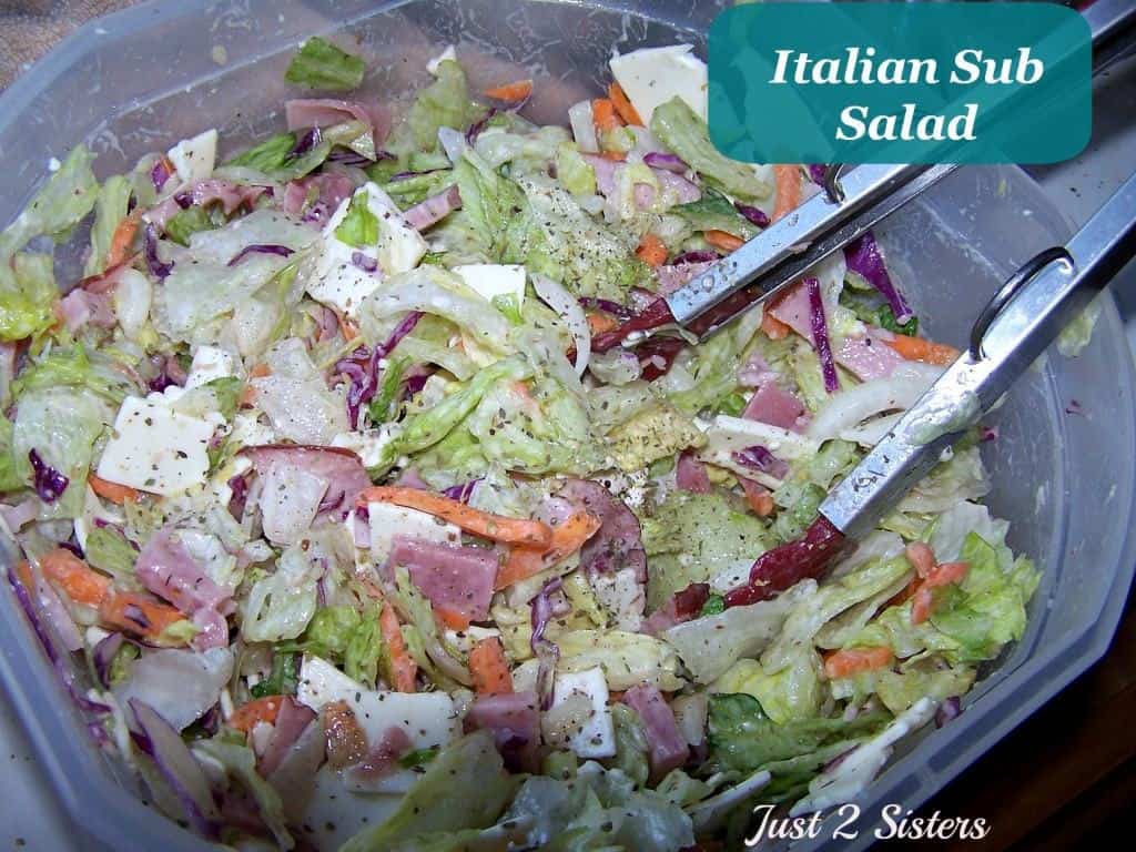 Italian Sub Salad is an easy meal if you need something quick to satisfy the whole family.