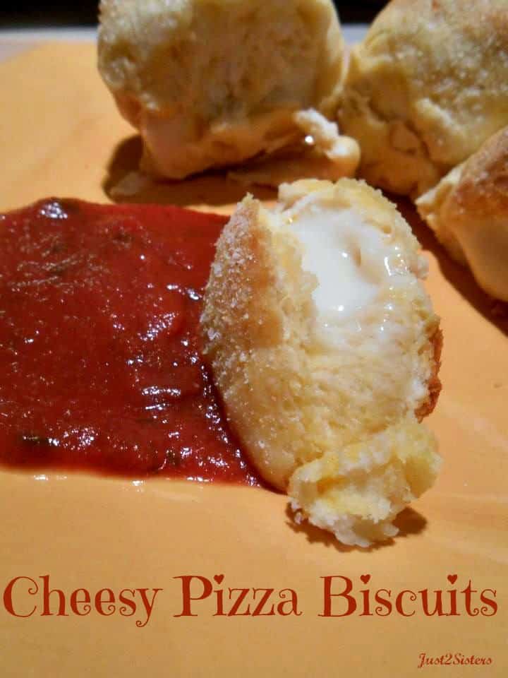 Cheesy Pizza Biscuits Quick And Easy!