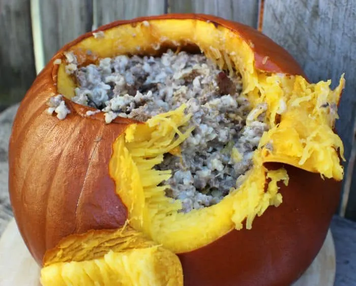 Dinner in a Pumpkin is a 25 year fall and Halloween tradition for our family. It's an all in one meal that we can't get enough of. Why not start a new family tradition today?