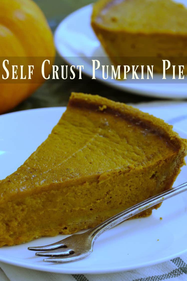 Self Crust Pumpkin Pie takes the work out of Thanksgiving dessert.