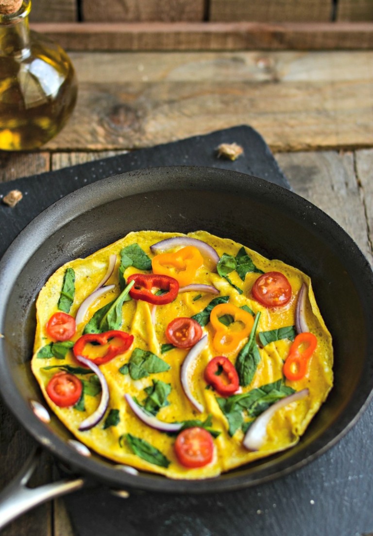 Easy Dinner Idea Veggie Omelet Recipe