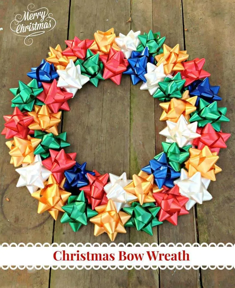 Christmas Bow Wreath