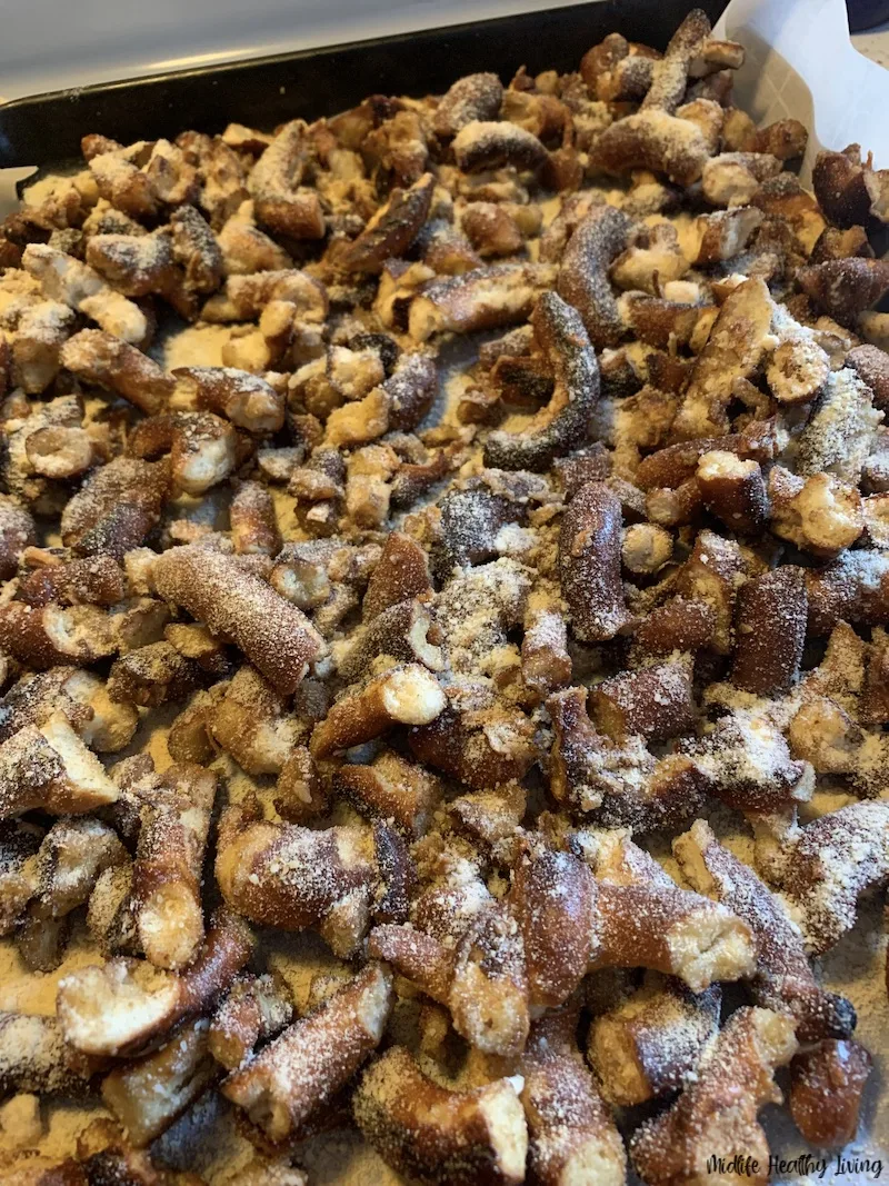 finished pretzels ready to eat