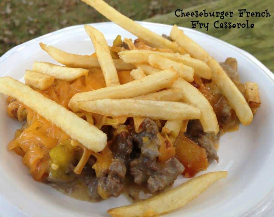 Cheeseburger French Fry Casserole 
