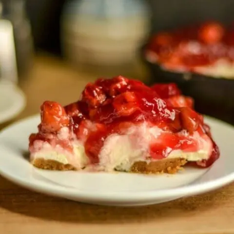 NO Bake Cherry Cheesecake