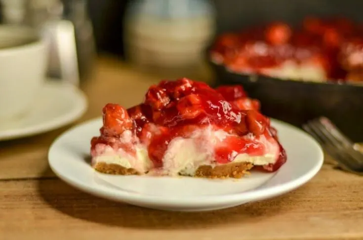 NO Bake Cherry Cheesecake