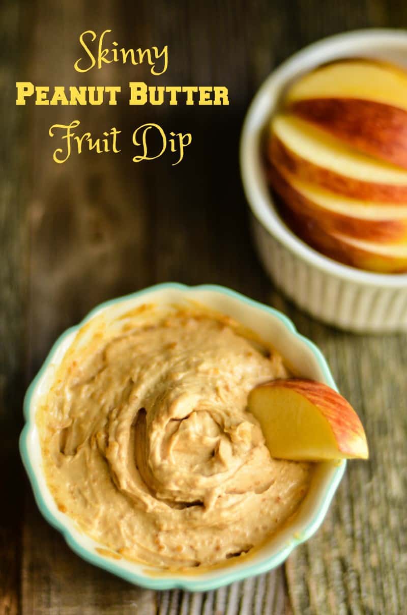 Skinny Peanut Butter Fruit Dip