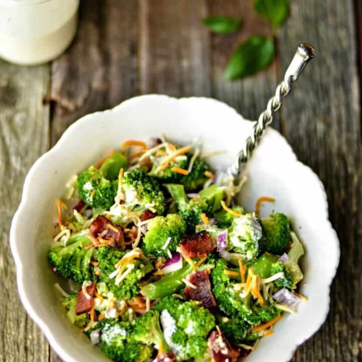 Broccoli Salad Recipe on the Light Side