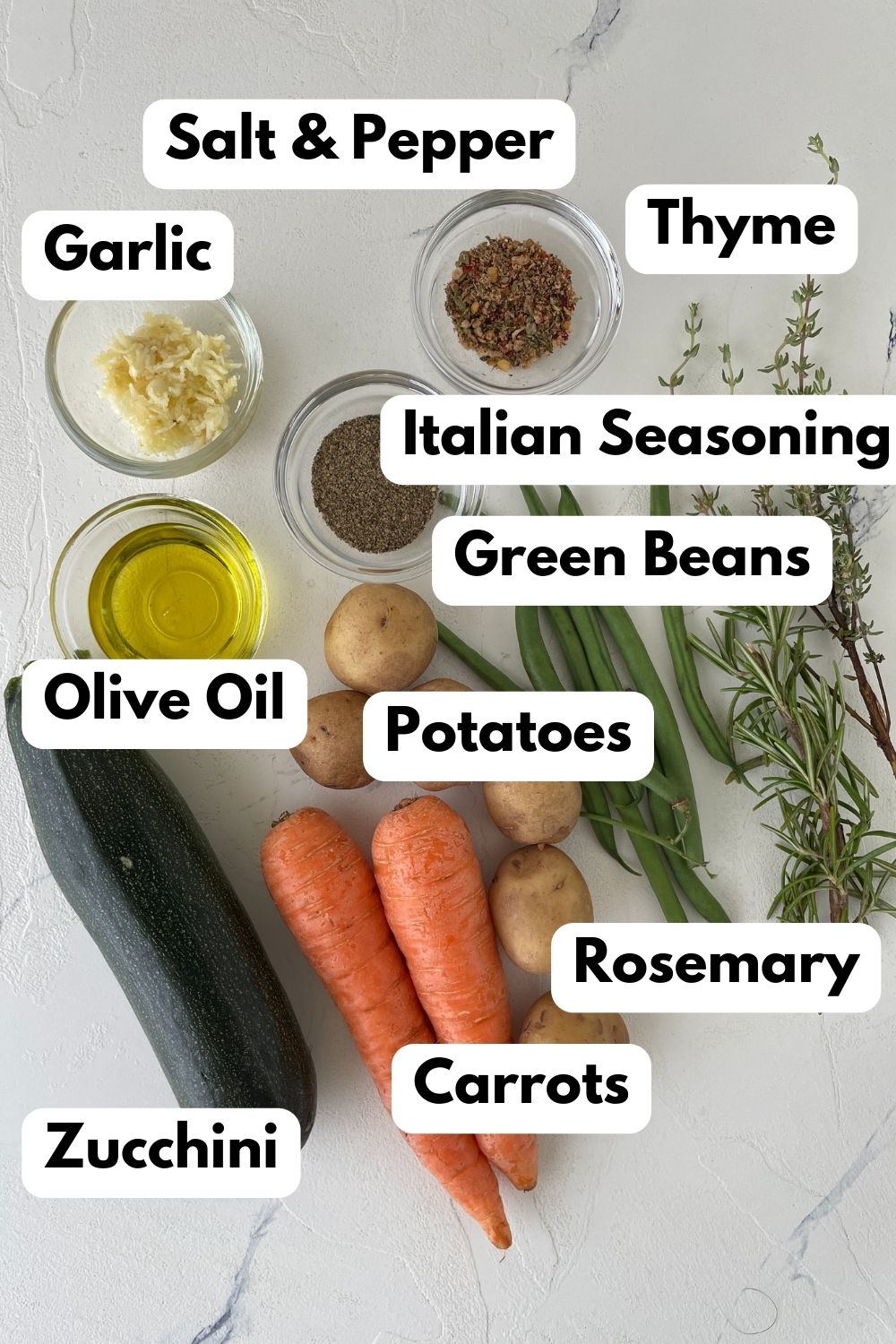 ingredients needed to make this balsamic roasted root vegetables recipe