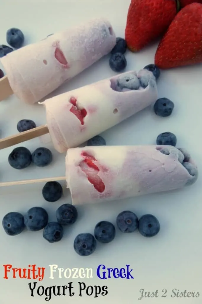 We love frozen treats and this recipe for Frozen Greek Yogurt Pops will not disappoint. These fruit filled Popsicles are the perfect treat.