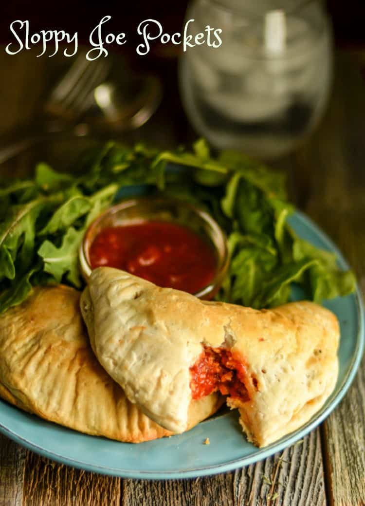 Sloppy Joe Pockets are a great easy supper or lunch recipe.
