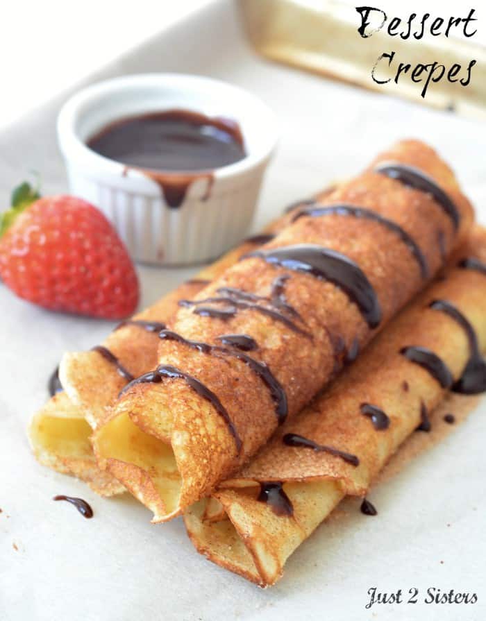 Cinnamon Sugar Dessert Crepes