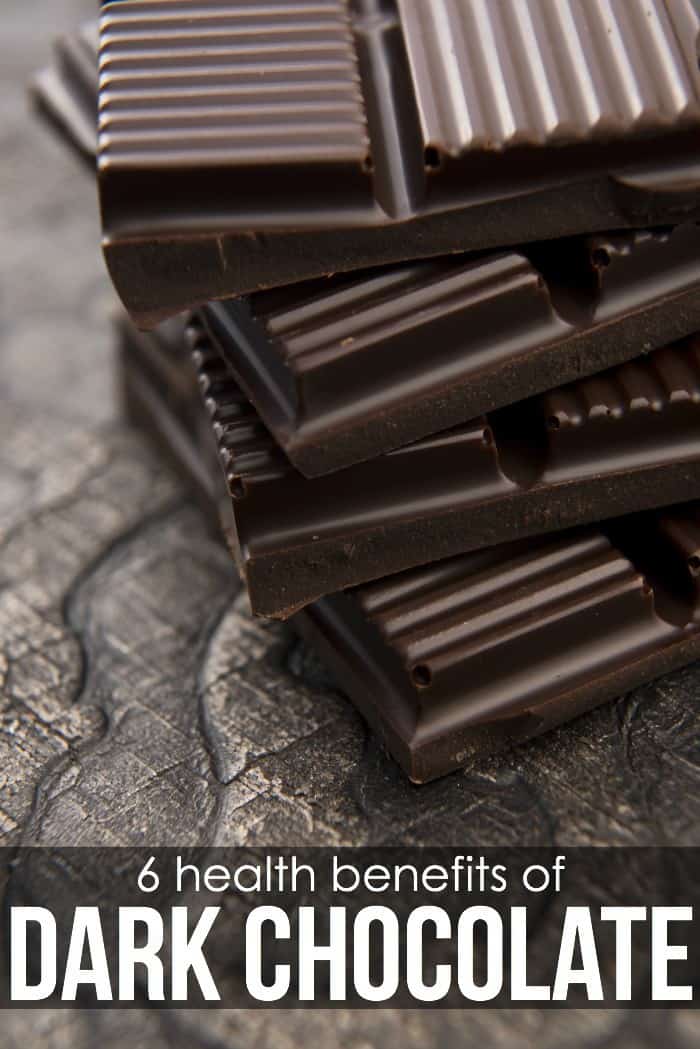 6 Health Benefits of Dark Chocolate