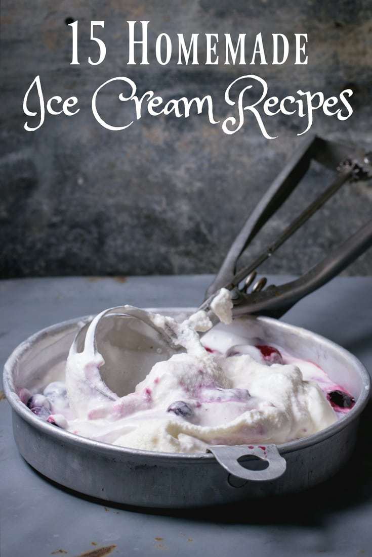 15 Homemade Ice Cream Recipes