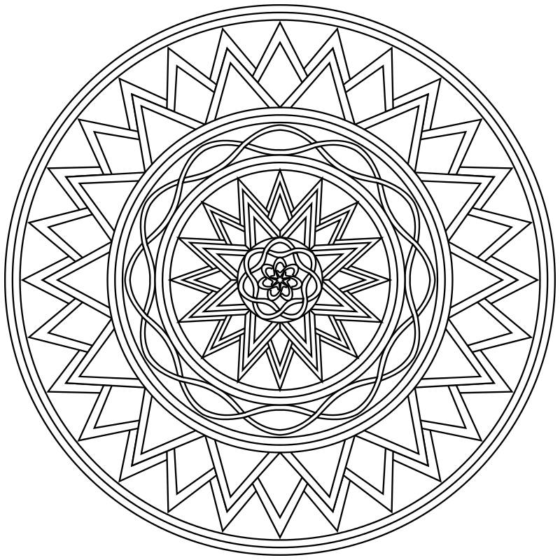 4 Free Coloring Pages for Adults