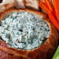 Spinach Dip Bread Bowl Recipe-image