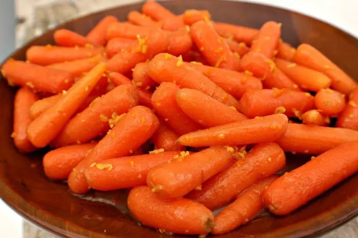 Glazed Carrots make a colorful side dish.