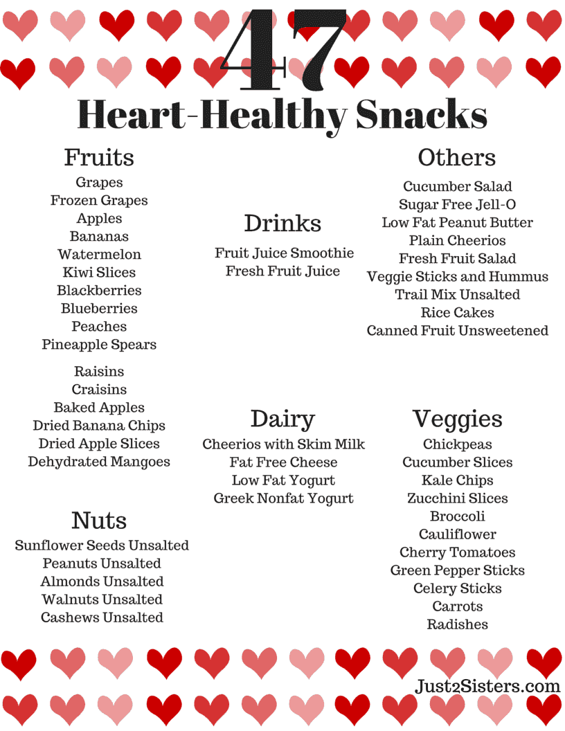 47 Heart Healthy Snacks