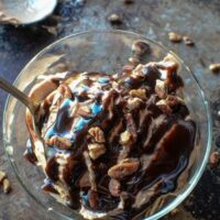 Chocolate Peanut Butter Banana Ice Cream