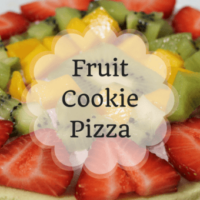 Fruit Cookie Pizza