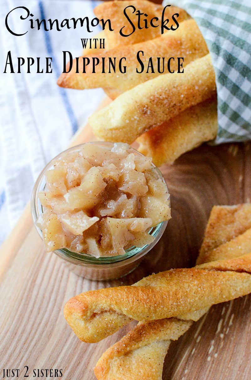 Cinnamon Sticks with Apple Dipping Sauce