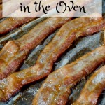 These instructions for oven cooked bacon are super easy to follow!