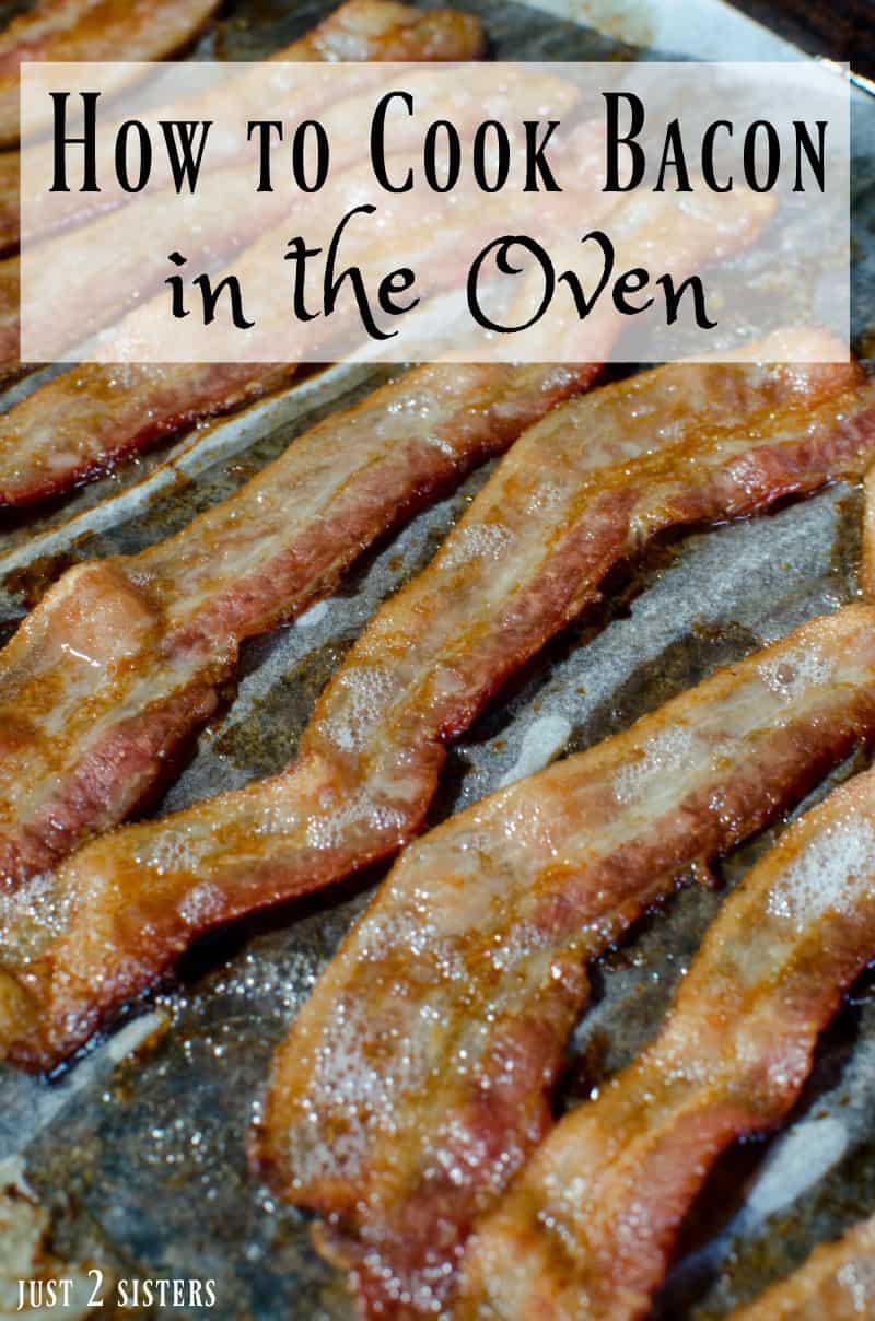 These instructions for oven cooked bacon are super easy to follow!
