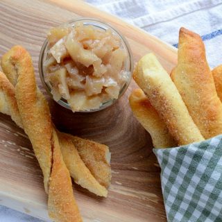 Cinnamon Sticks with Apple Dipping Sauce
