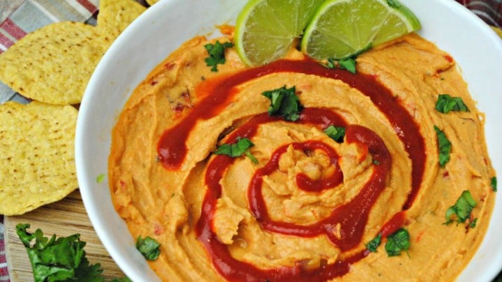 Spicy Lime Sriracha Hummus Recipe
