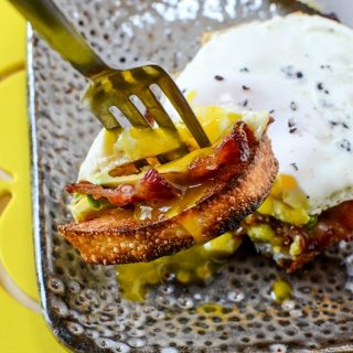Bacon Egg and Avocado Toast Recipe