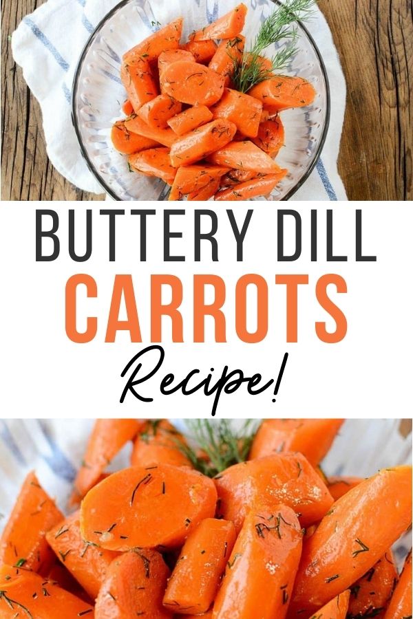 Need a flavorful side dish for your next big meal? You can't go wrong with these Buttery Dill Carrots. They are a little more than the regular buttered carrots you may be used to making. 