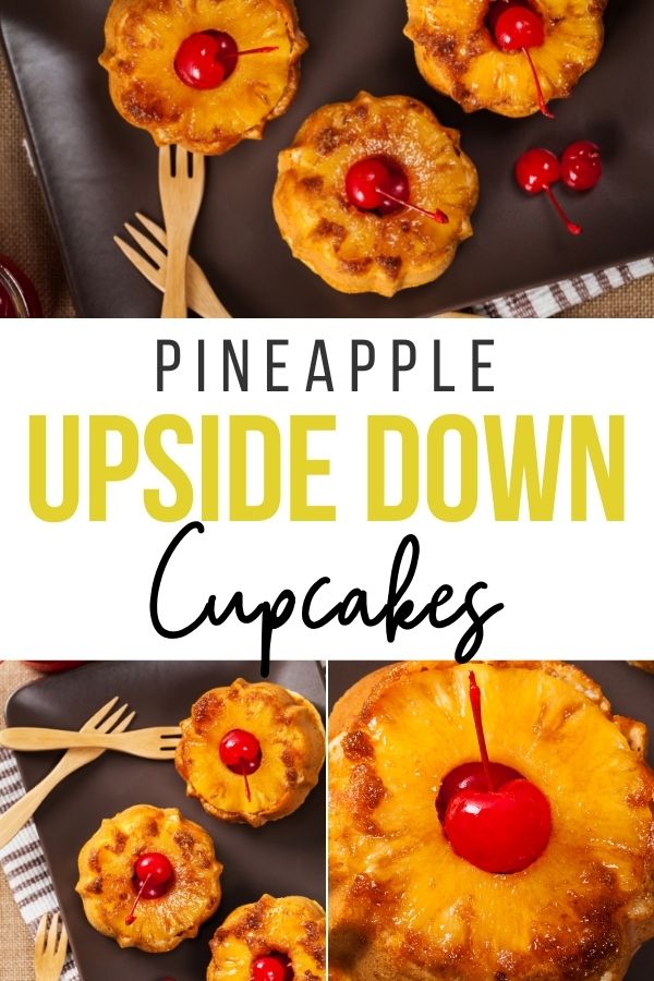 When you can pick up a sweet treat and eat it with your hands you have found the pot of gold. These pineapple upside down cupcakes are delish.