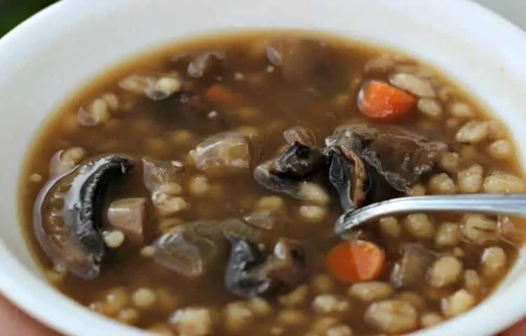 Make this delicious soup that is a whole meal in a bowl! Instant Pot Mushroom Barley Soup is ready in 30 minutes. 