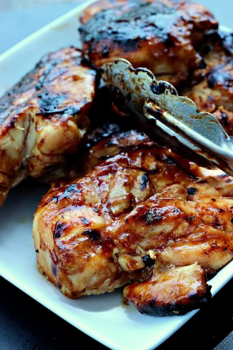 Charcoal Grilled BBQ Chicken Breast Recipe