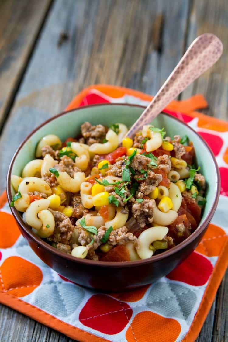 Weight Watchers Southwestern Goulash Recipe