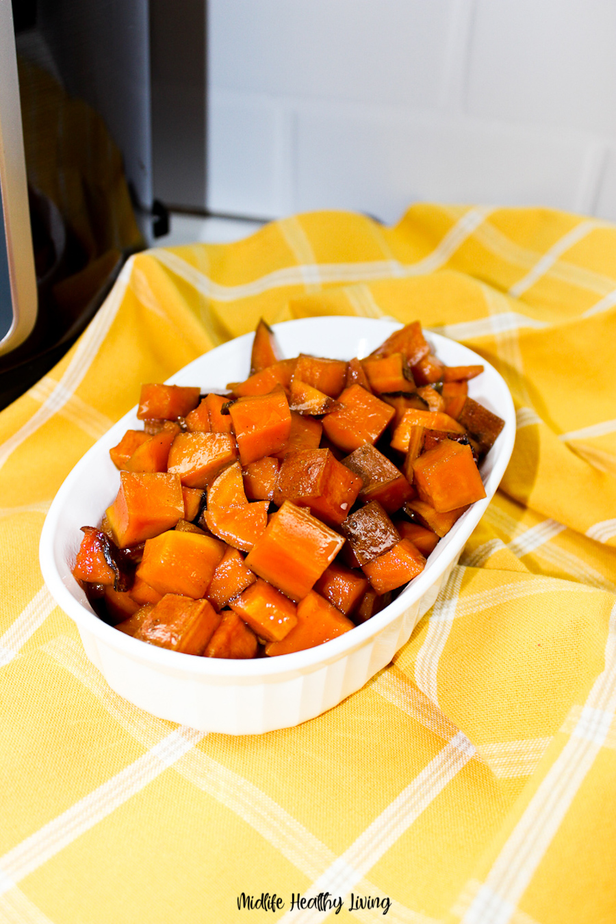 Here's a look at the finished potatoes ready to be enjoyed. 