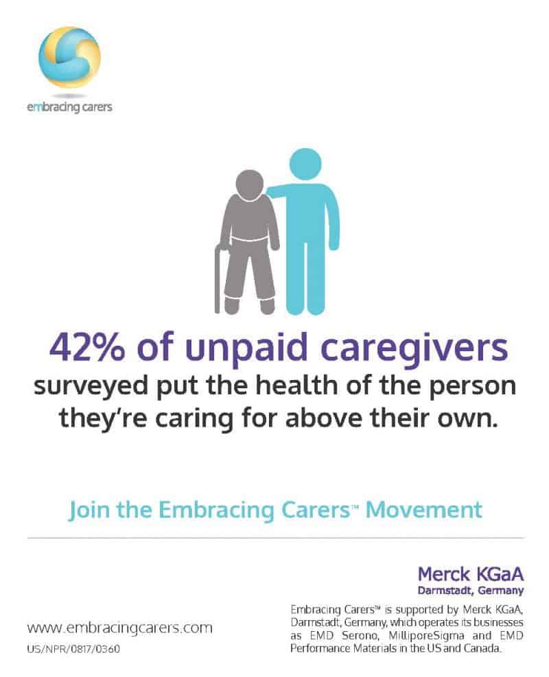 Taking on the role as unpaid caregivers can be rewarding and stressful at the same time. There is support for you. Spread the word to raise awareness. 