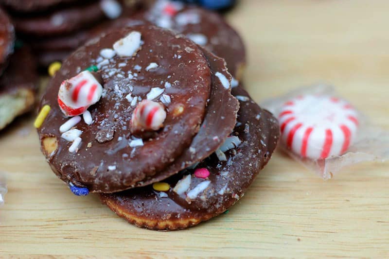 No Bake Chocolate Peppermint Cookies Recipe