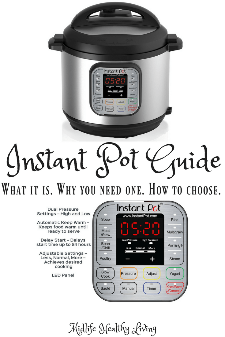 Here's an Instant Pot Guide: Let's talk about what the Instant Pot is, what it can do, why you need one, and how to choose the right size and model for your home and needs!