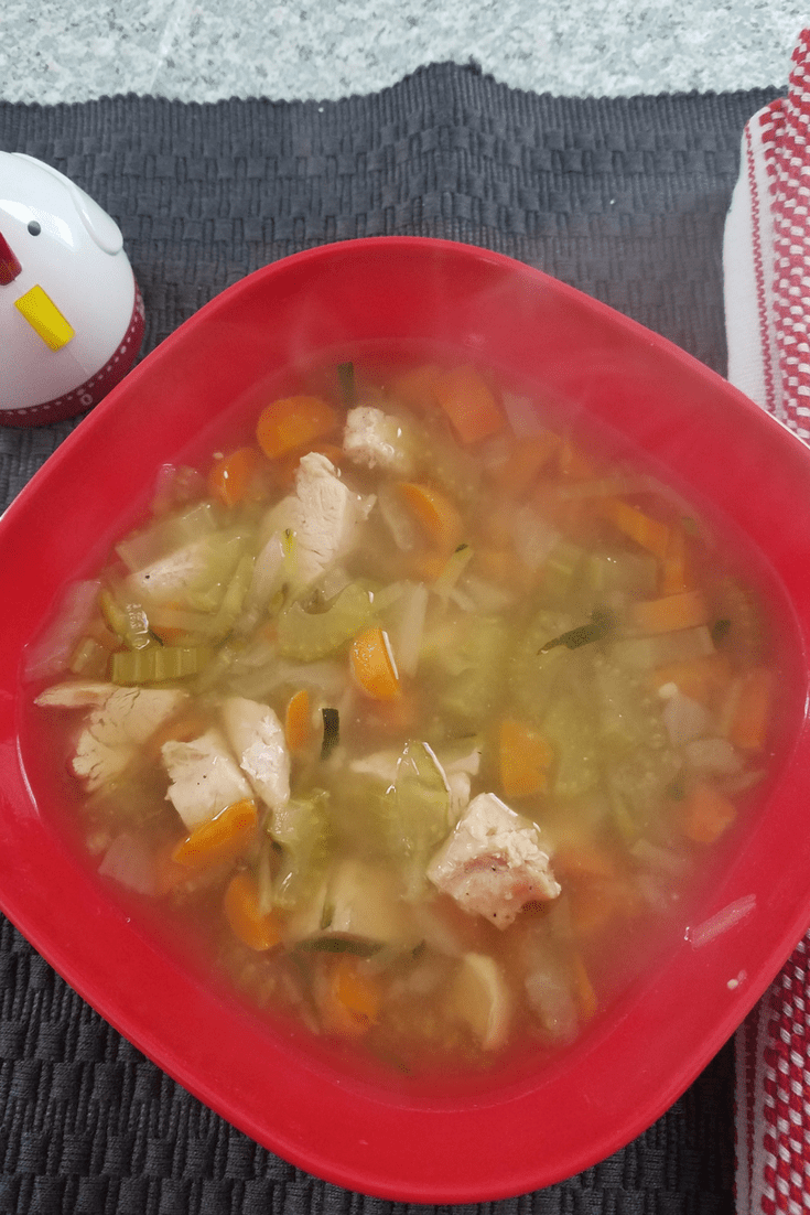 This Instant Pot Weight Watchers Chicken Zoodle Soup recipe is a great option for a delicious zero point meal that will satisfy your cravings and fit your diet!