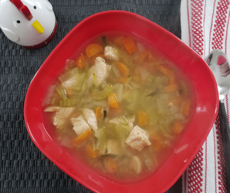 This Instant Pot Weight Watchers Chicken Zoodle Soup recipe is a great option for a delicious zero point meal that will satisfy your cravings and fit your diet!