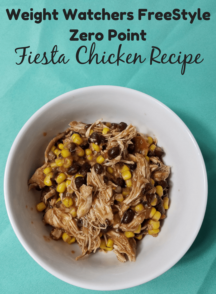 Zero Point Fiesta Chicken is a perfect Weight Watchers FreeStyle recipe your family will love to see you make! Instant Pot friendly and ready in under 30 minutes!