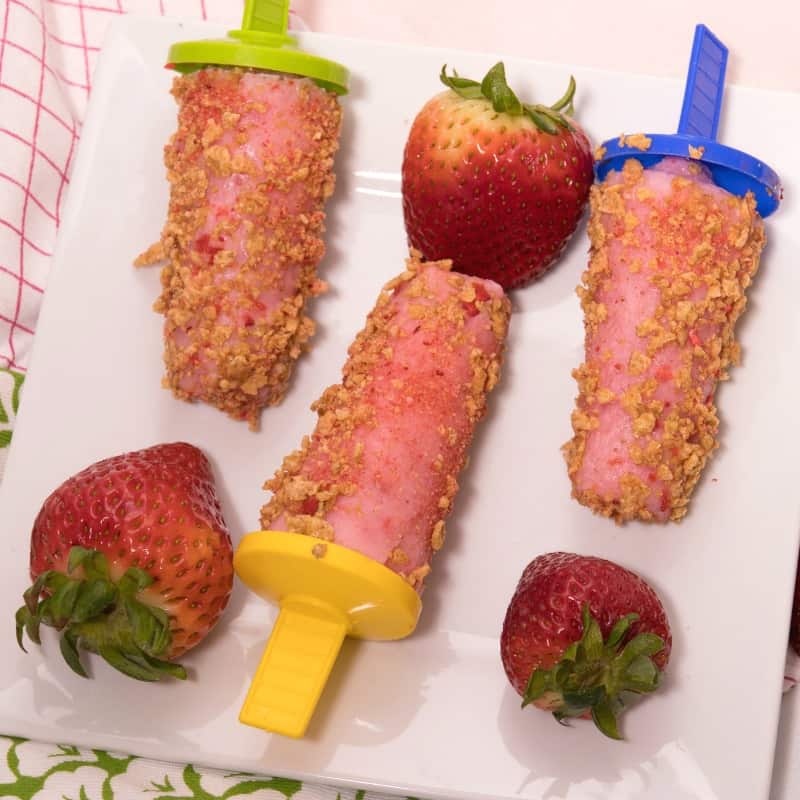 Have you ever wanted to make your own homemade popsicles? My family always loves when I do! These Weight Watchers Berry Popsicles are simple to make and could be made with an array of variety by using different berries. There is only 3 Weight Watchers Freestyle Smart Points in each popsicle!