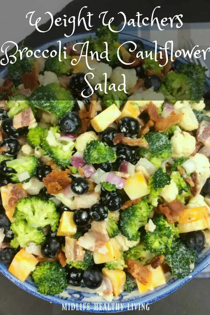 Weight Watchers Broccoli Cauliflower Salad
