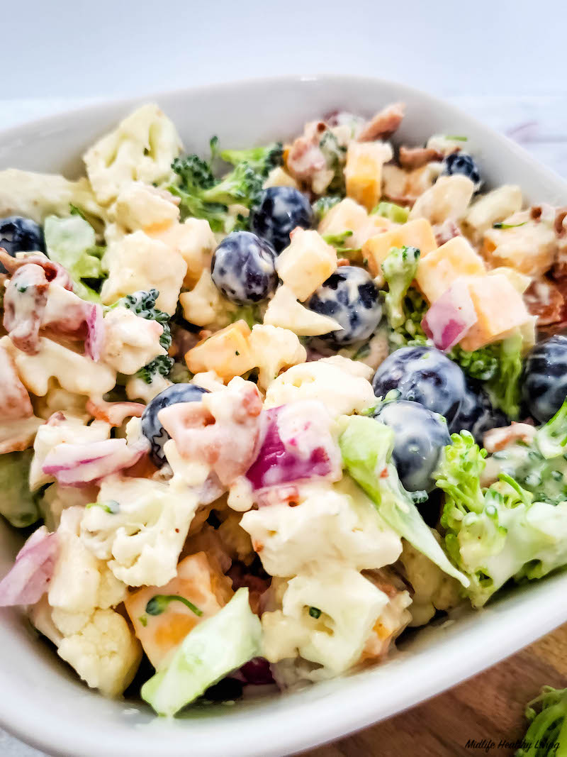 mixed salad ready to serve.