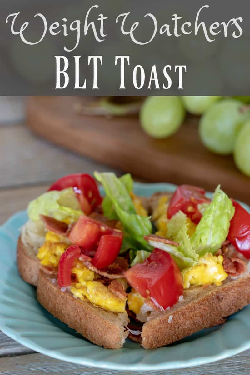 Weight Watchers BLT Toast is a great twist on the breakfast many of us eat: just eggs and toast.There is only 3 Weight Watchers Freestyle Smart Points in each serving!