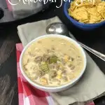 Crockpot cheeseburger soup is a healthy and hearty Weight Watchers Freestyle recipe that the whole family will love. Cheeseburger soup is a low point healthy dinner or lunch choice. 