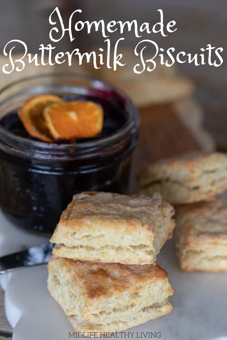These Weight Watchers Homemade Buttermilk Biscuits are so good!  There are 4 Weight Watchers Freestyle Smart Points in each serving. 