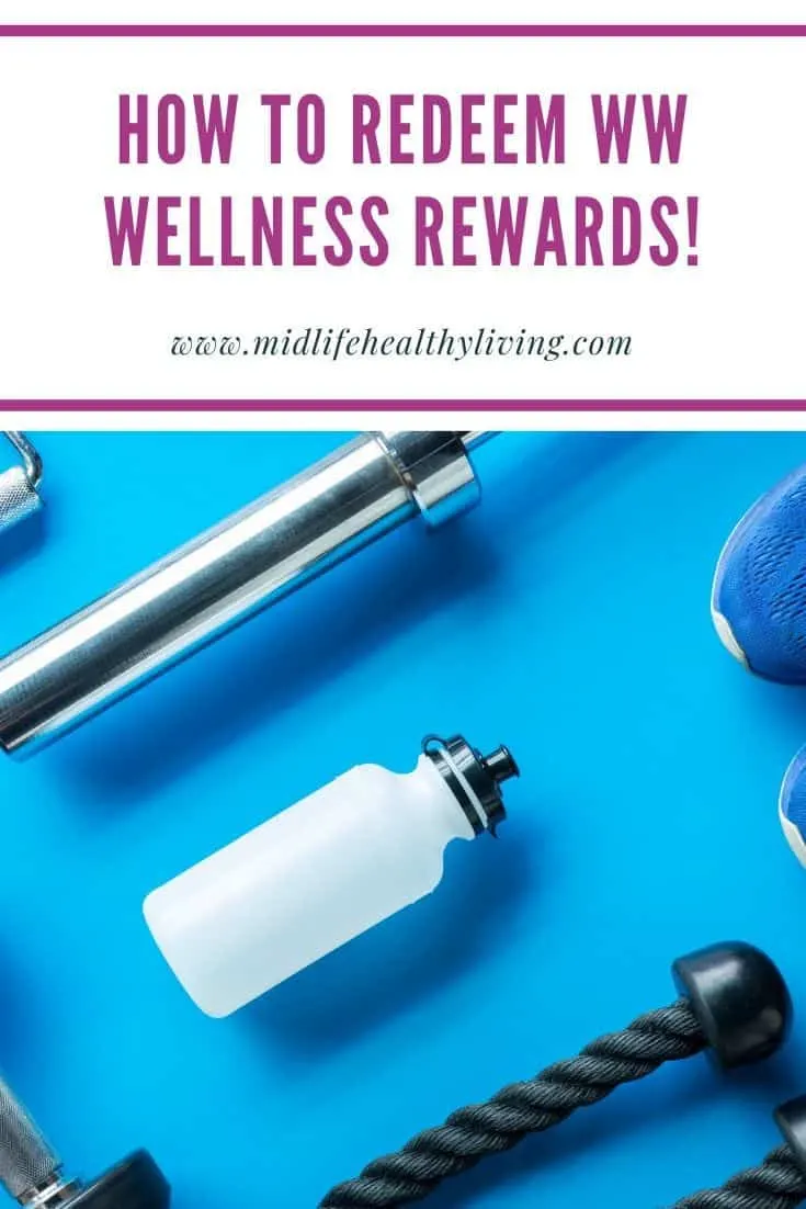 Another pin showing how to redeem ww wellness wins rewards.